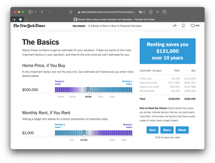 Rent vs. Buy?